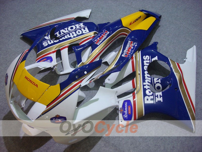 Kit de carénage à injection pour CBR600F3 95-96 - Bleu, Blanc - Rothmans #OYO87902760 Image principale du produit