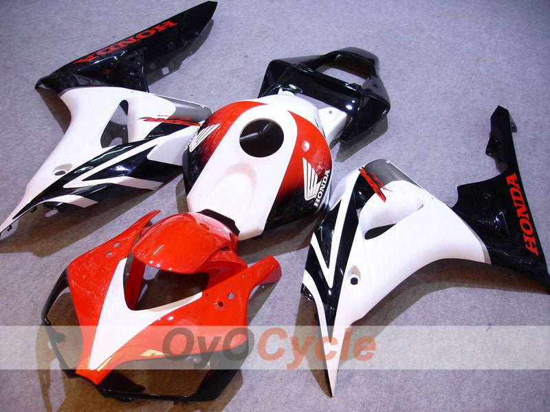 Kit de carénage à injection pour CBR1000RR 06-07 - Blanc, Noir - Fireblade #OYO87900560