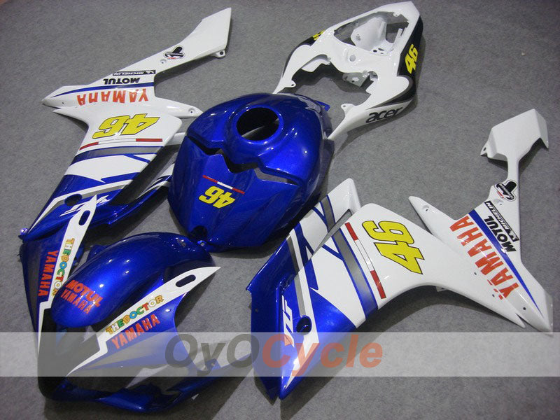 Kit de carénages d’injection pour YZF-R1 07-08 - Bleu, blanc - FIAT, MICHELIN, MOTUL #OYO87900852