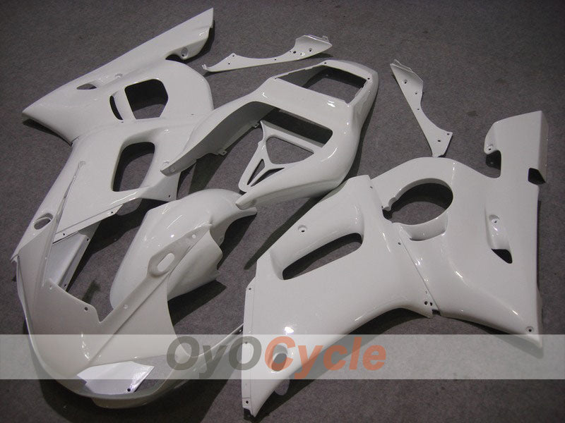 Kit de carénage d'injection pour YZF-R6 98-02 - Blanc - Style d'origine #OYO87901006
