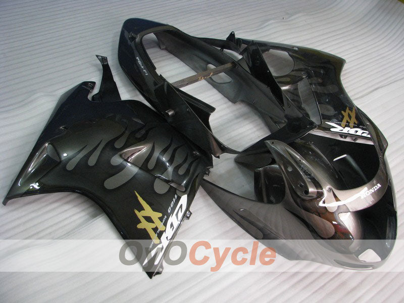 Kit de carénage à injection pour CBR1100XX 96-07 - Noir, Gris - Flamme #OYO87902799 Image principale du produit