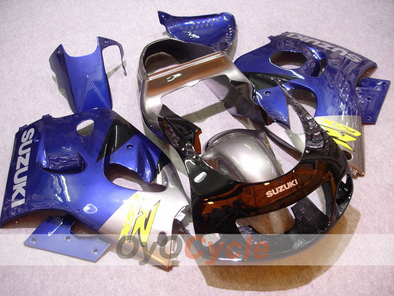 Kit de carénage pour Suzuki GSXR750 96-99 - Bleu, noir - Style d’origine #OYO87902999 Image principale du produit