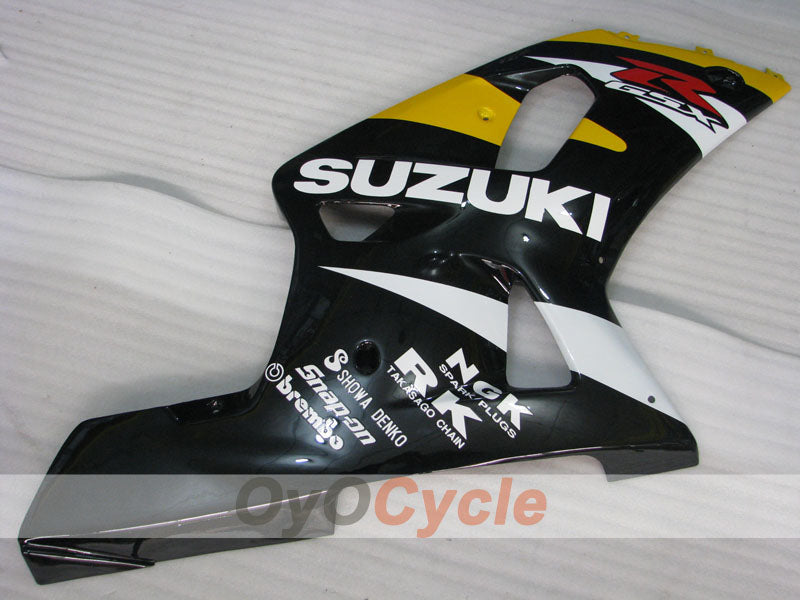 Kit de carénage à injection pour GSX R1000 00-02 - Jaune, noir - Style d'origine #OYO87901790