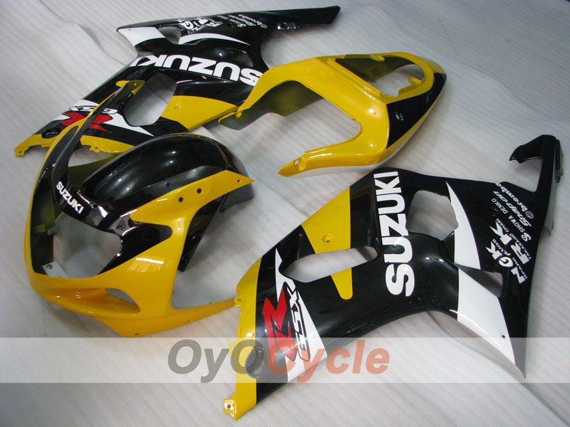 Kit de carénage à injection pour GSX R1000 00-02 - Jaune, noir - Style d'origine #OYO87901790 Image secondaire du produit