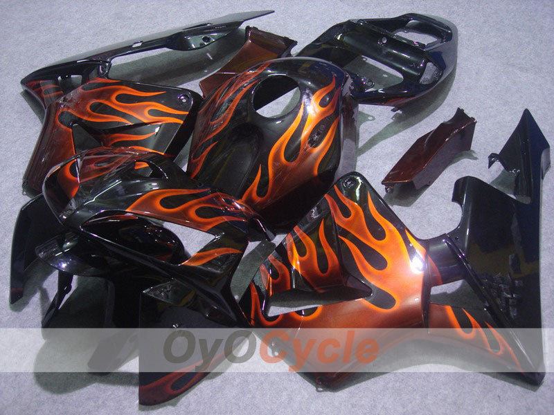 Kit de carénages à injection pour CBR600RR 05-06 - Blanc, Noir - Flamme #OYO87900245 Image secondaire du produit