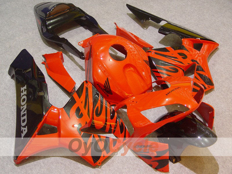 Kit de carénage injecté pour CBR600RR 03-04 - Orange, noir - Style usine #OYO87902615 Image principale du produit