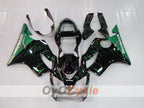 Kit de carénage à injection pour CBR600F4i 01-03 - Vert, Noir - Flame #OYO87900155