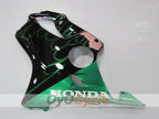 Kit de carénage à injection pour CBR600F4i 01-03 - Vert, Noir - Flame #OYO87900155