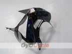 Kit de carénage à injection pour NINJA ZX-6R 03-04 - Bleu, noir - Flammes #OYO87901793