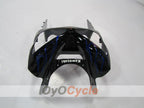 Kit de carénage à injection pour NINJA ZX-6R 03-04 - Bleu, noir - Flammes #OYO87901793