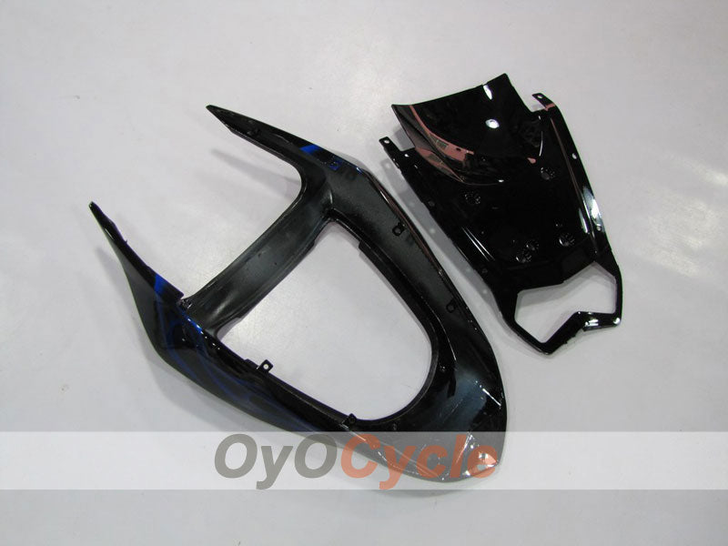 Kit de carénage à injection pour NINJA ZX-6R 03-04 - Bleu, noir - Flammes #OYO87901793