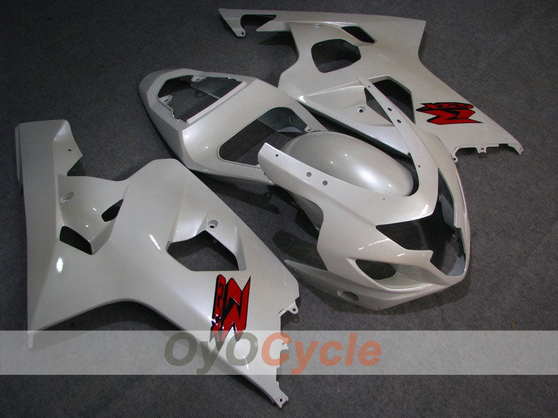 Kit de carénage à injection pour GSX R750 04-05 - Blanc - Style d'usine #OYO87901224 Image principale du produit