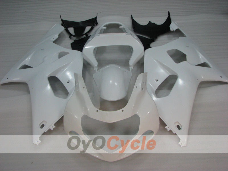 Kit de carénage à injection pour GSX R1000 00-02 - Blanc - Style usine #OYO87905217