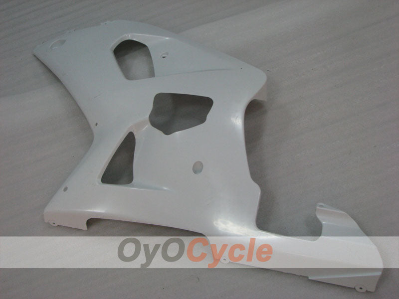 Kit de carénage à injection pour GSX R600 01-03 - Blanc - Style usine #OYO87905116