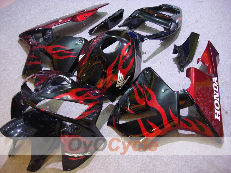 Kit de carénages à injection pour CBR600RR 05-06 - Rouge, Noir - Flamme #OYO87900248 Image principale du produit