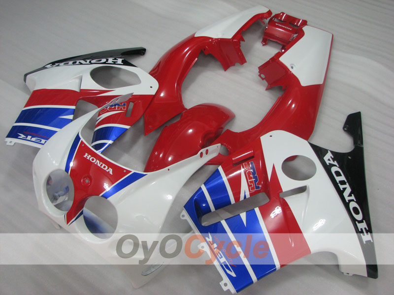 Kit de carénage à injection pour CBR250RR 88-89 - Rouge, Bleu, Blanc - Style d’usine #OYO87904757
