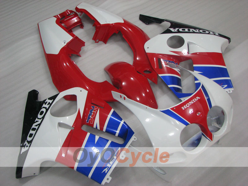 Kit de carénage à injection pour CBR250RR 88-89 - Rouge, Bleu, Blanc - Style d’usine #OYO87904757
