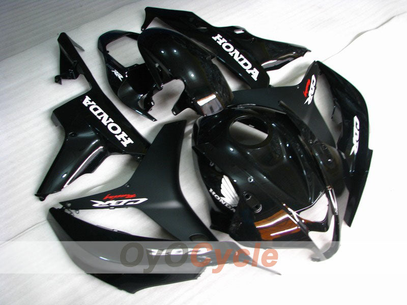 Kit de carénage moulé par injection pour CBR600RR 07-08 - Noir - Style d’origine #OYO87900415