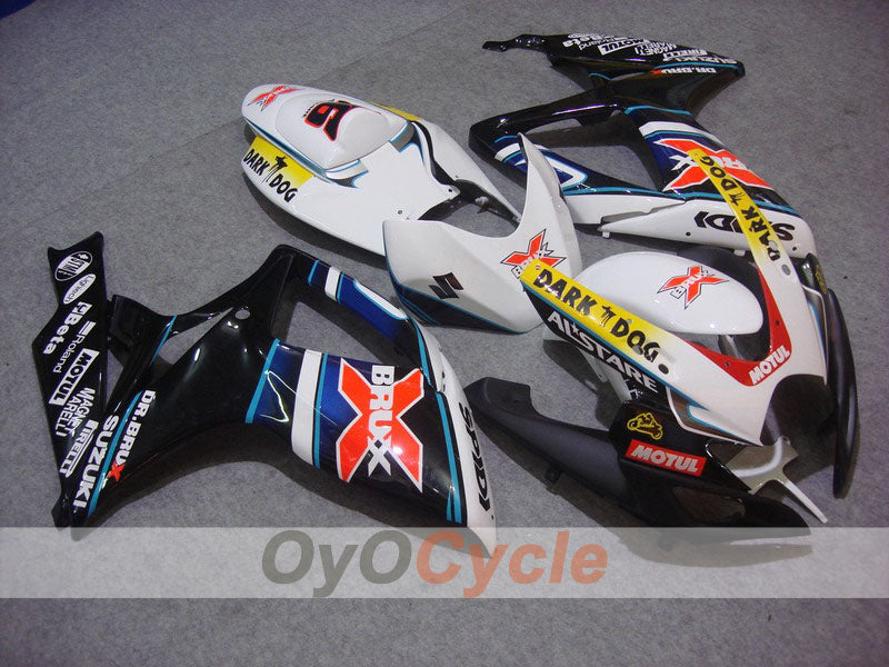 Kit de carénage pour injection pour GSX R750 06-07 - Blanc, Noir - Dark Dog #OYO87901278 Image principale du produit