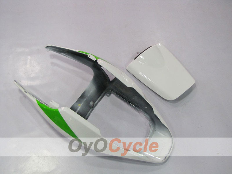 Kit de carénages injectés pour CBR600RR 05-06 - Vert, blanc, noir - HANN Spree #OYO87900250