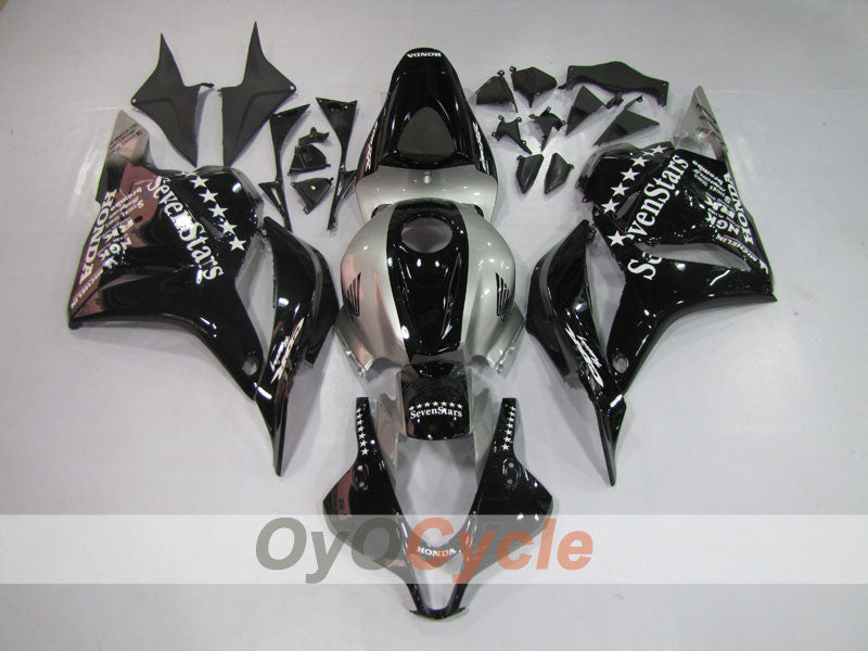 Kit de carénage à injection pour CBR600RR 09-12 - Noir, Argent - SevenStars #OYO87900463