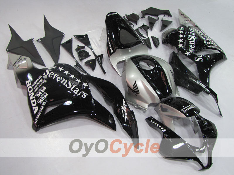 Kit de carénage à injection pour CBR600RR 09-12 - Noir, Argent - SevenStars #OYO87900463 Image secondaire du produit