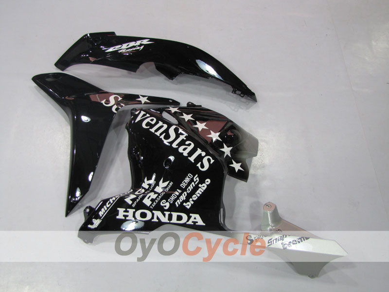 Kit de carénage à injection pour CBR600RR 09-12 - Noir, Argent - SevenStars #OYO87900463