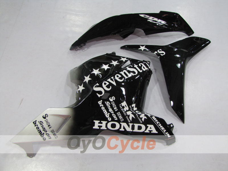 Kit de carénage à injection pour CBR600RR 09-12 - Noir, Argent - SevenStars #OYO87900463