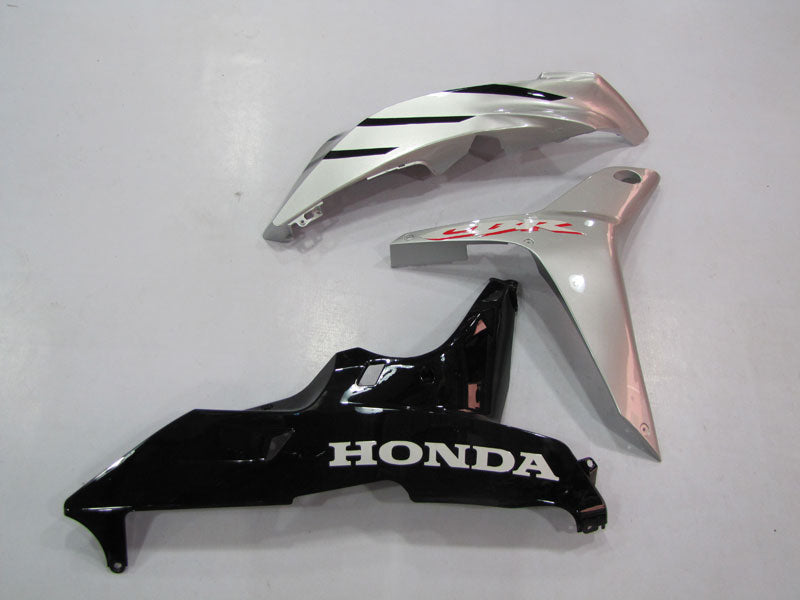 Kit de carénage à injection pour CBR600RR 07-08 - Noir, Argent - Style d'origine #OYO87900383