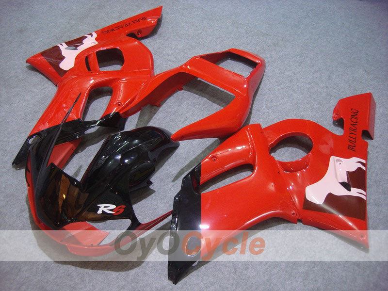 Kit de carénage d'injection pour YZF-R6 98-02 - Rouge, noir - Style d'origine #OYO87901007 Image principale du produit