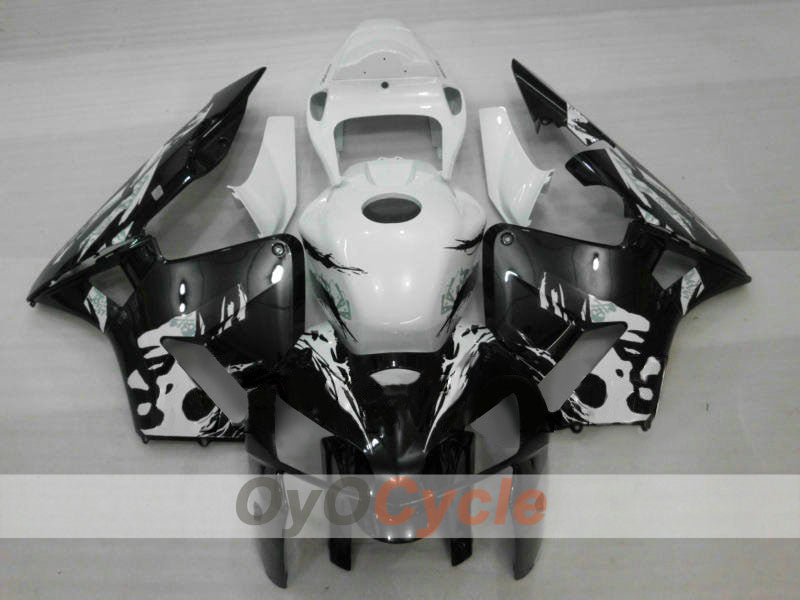 Kit de carénage injecté pour CBR600RR 05-06 - Blanc, noir - Style d’origine #OYO87900292 Image principale du produit
