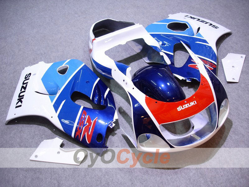 Kit de carénage pour Suzuki GSXR750 96-99 - Bleu, blanc - Style d’origine #OYO87903002 Image principale du produit