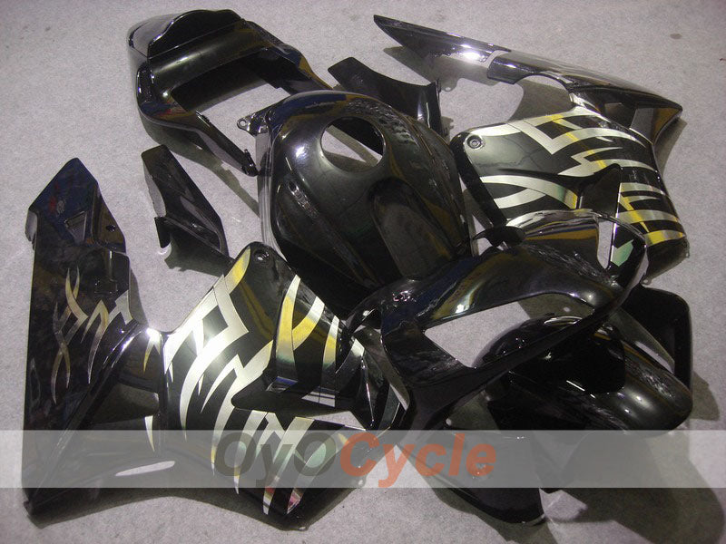 Kit de carénage à injection pour CBR600RR 03-04 - Noir, Argent - Style usine #OYO87902569 Image principale du produit