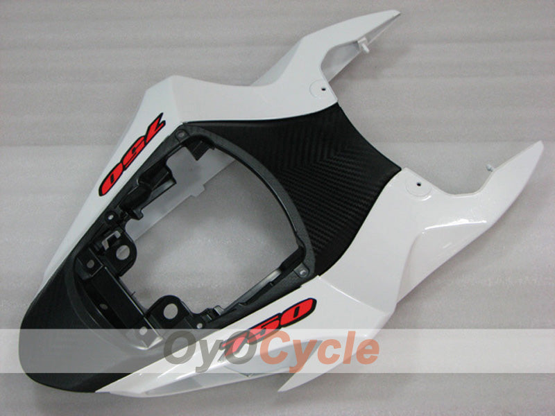 Kit de carénage injecté pour GSX R750 11-26 - Blanc, noir - Style d'origine #OYO87903193