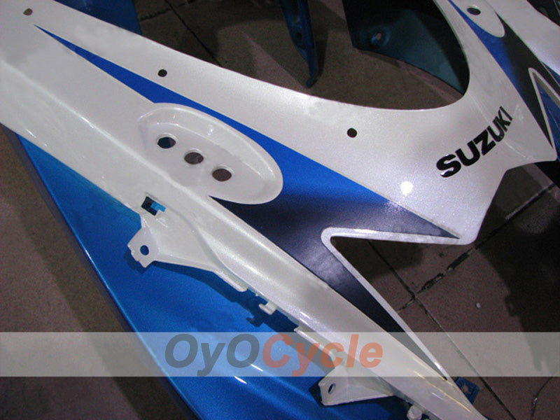 Kit de carénage injecté pour GSX R600 11-26 - Bleu, Blanc, Mat - Style usine #OYO87903216