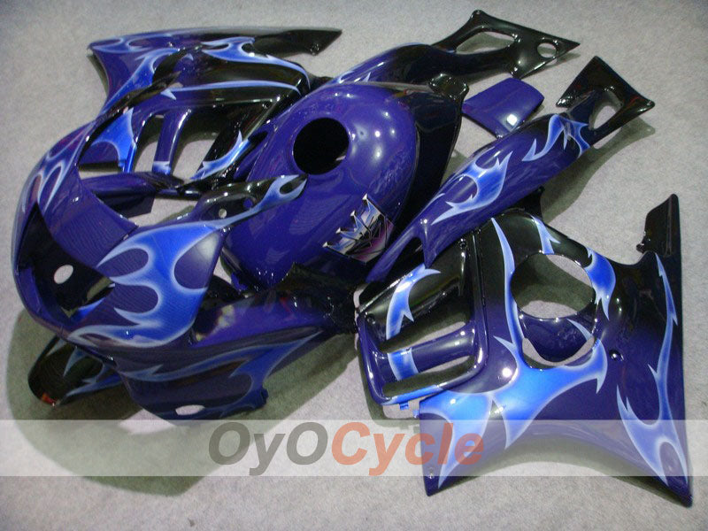 Kit de carénage à injection pour CBR600F3 95-96 - Bleu, noir - Flamme #OYO87900019 Image principale du produit
