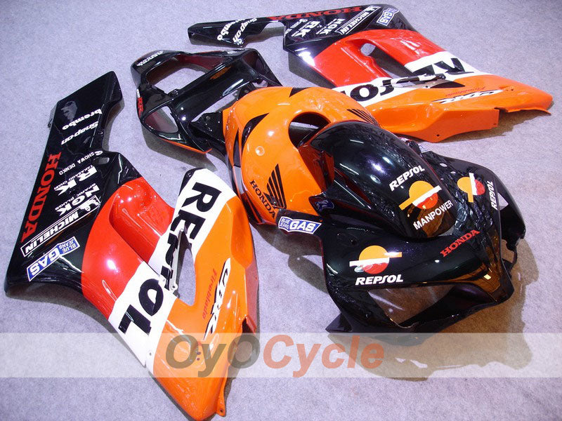 Kit de carénage d'injection pour CBR1000RR 04-05 - Orange, Noir - Repsol #OYO87900531 Image principale du produit