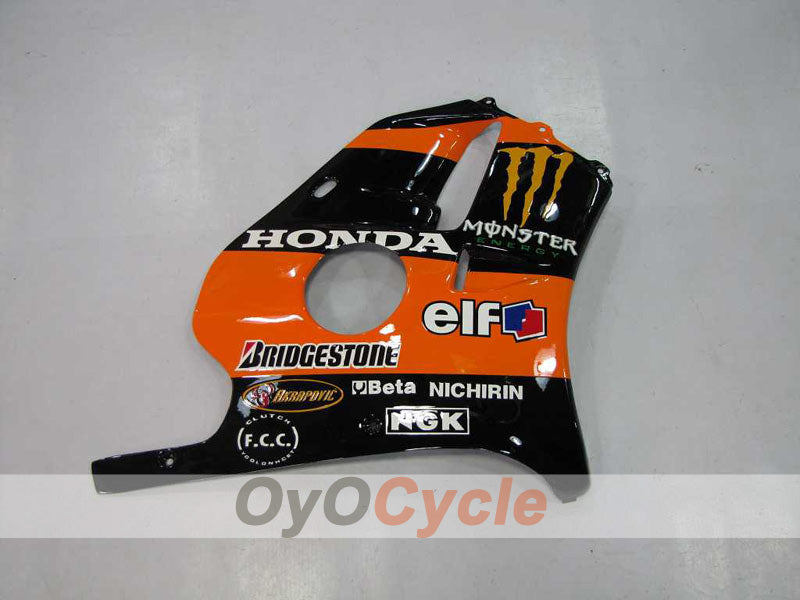 Kit de carénages injection pour CBR250RR 90-94 - Orange, Noir - Monster #OYO87902957