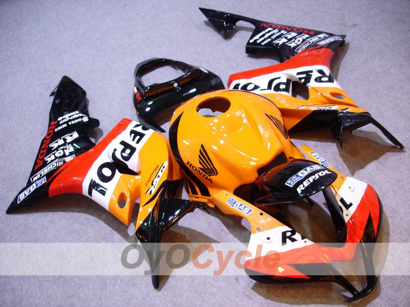 Kit de carénage à injection pour CBR600RR 07-08 - Jaune, Noir - Repsol #OYO87900430 Image principale du produit