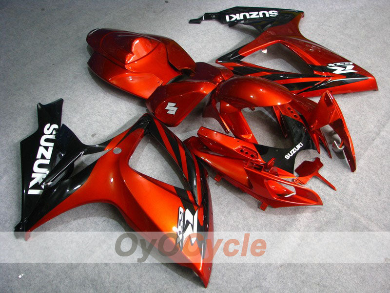 Kit de carénage à injection pour GSX R750 06-07 - Rouge, Noir - Style d’origine #OYO87901346 Image principale du produit