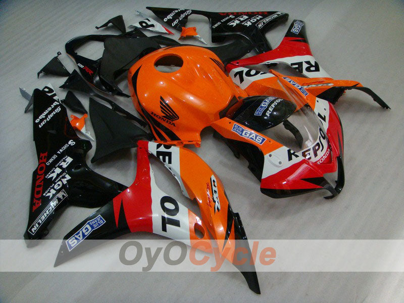 Kit de carénage à injection pour CBR600RR 07-08 - Orange, Noir - Repsol #OYO87900431 Image principale du produit