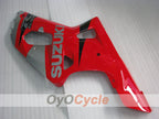 Kit de carénage à injection pour GSX R1000 00-02 - Rouge, Argent - Style usine #OYO87905223