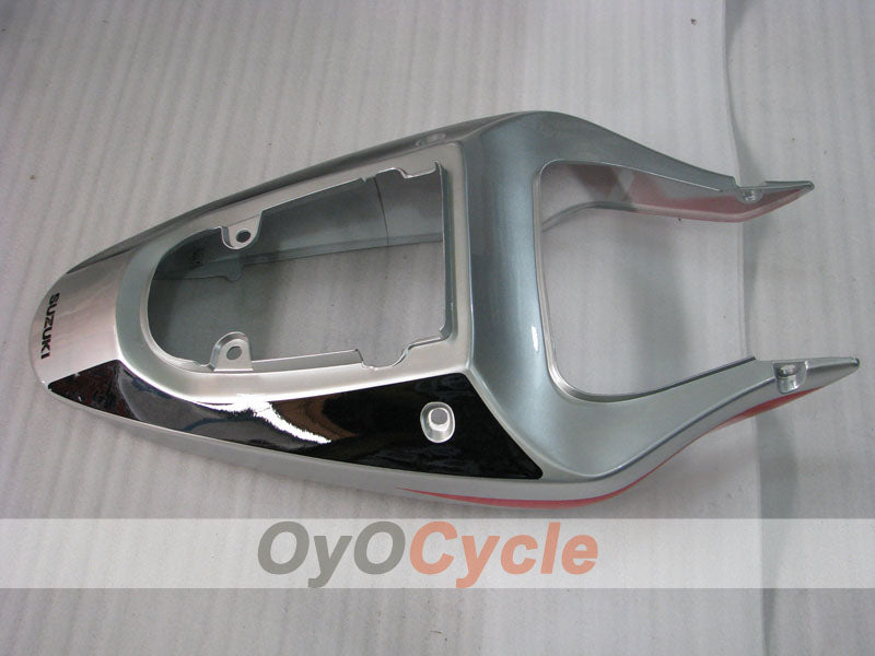 Kit de carénage injecté pour GSX R750 00-03 - Rouge, gris - Style usine #OYO87905177