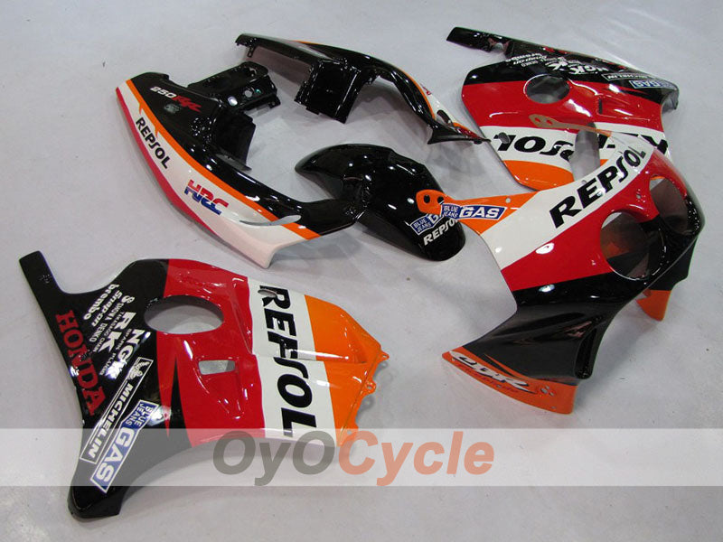 Kit de carénage à injection pour CBR250RR 90-94 - Rouge, orange - Repsol #OYO87902971 Image principale du produit