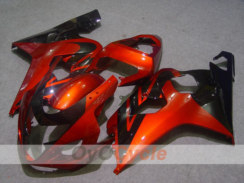 Kit de carénage à injection pour GSXR600 04-05 - Orange, noir - Style d'origine #OYO87901408 Image principale du produit