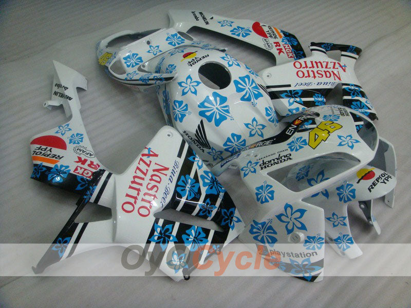 Kit de carénage à injection pour CBR600RR 05-06 - Bleu, blanc - Nastro Azzurro #OYO87900273