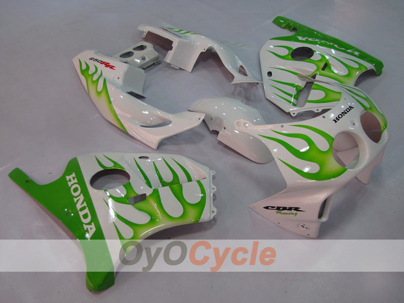 Kit de carénage à injection pour CBR250RR 90-94 - Vert, Blanc - Flame #OYO87902947 Image principale du produit