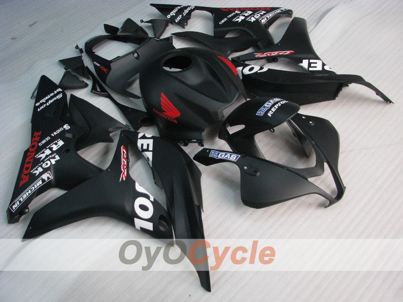 Kit de carénage à injection pour CBR600RR 07-08 - Noir, Mat - Repsol #OYO87900433 Image principale du produit