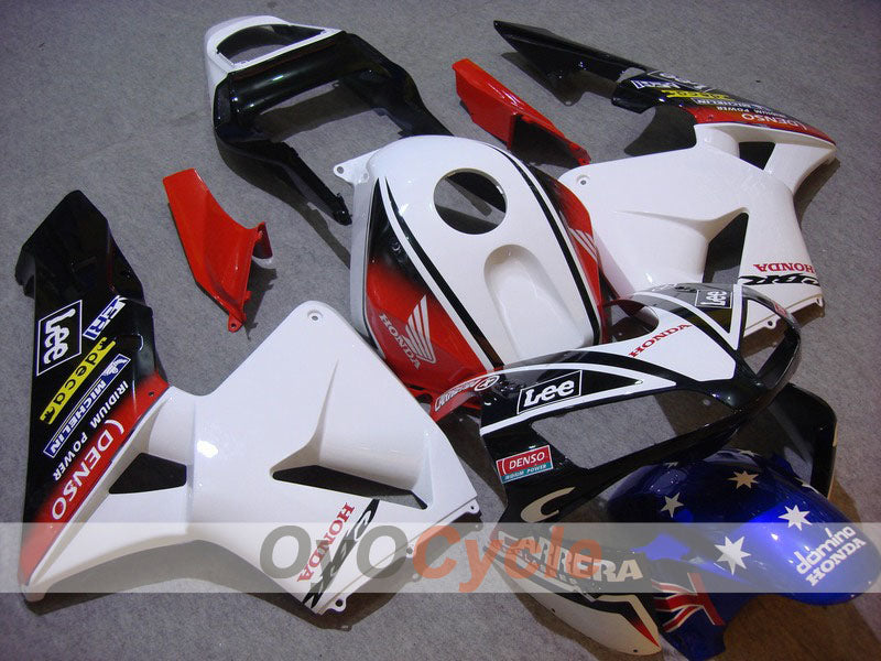 Kit de carénage à injection pour CBR600RR 03-04 - Blanc, Noir - Lee #OYO87902534