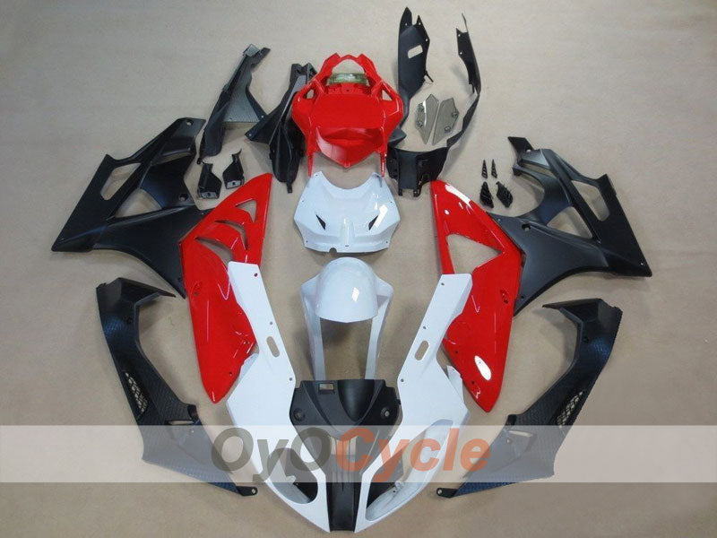 Kit de carénage à injection pour BMW S1000RR 09-14 - Blanc, Noir - Style usine #OYO87902388